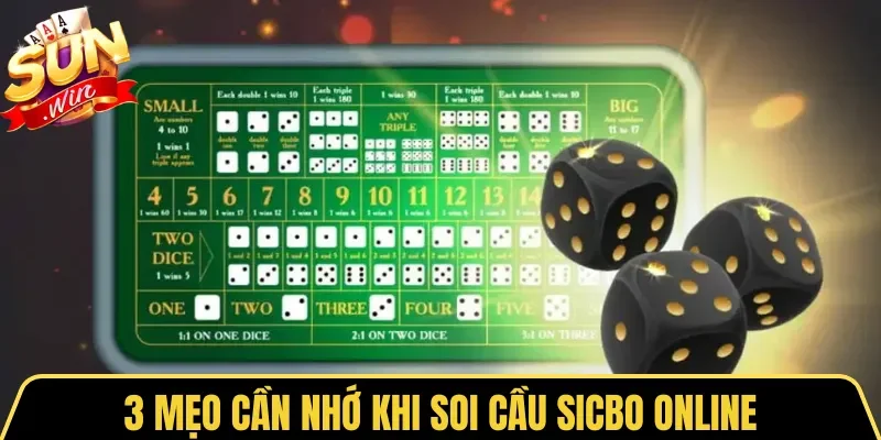 3 mẹo cần nhớ khi soi cầu Sicbo online