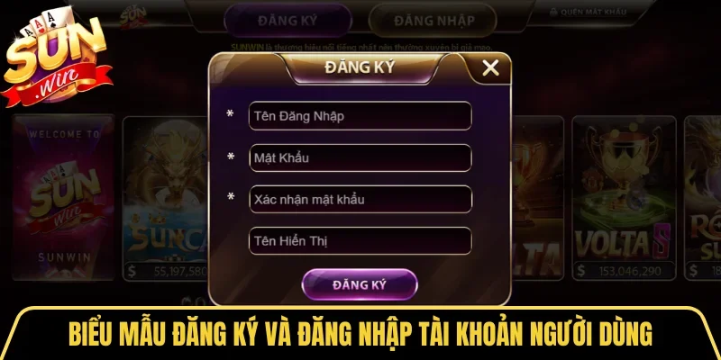 Sunwin 🎖️ Link Vào Sunwin.com Trang Chủ | +123k Uy Tín 2026 18 Sunwin Biểu mẫu đăng ký và đăng nhập tài khoản người dùng
