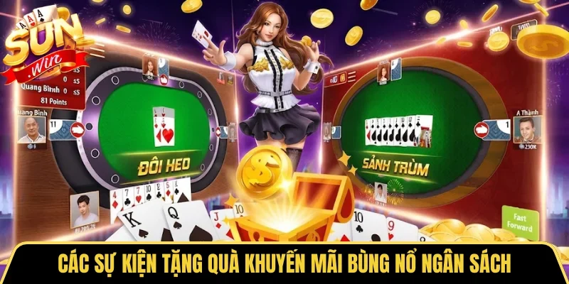 Các sự kiện tặng quà khuyến mãi bùng nổ ngân sách
