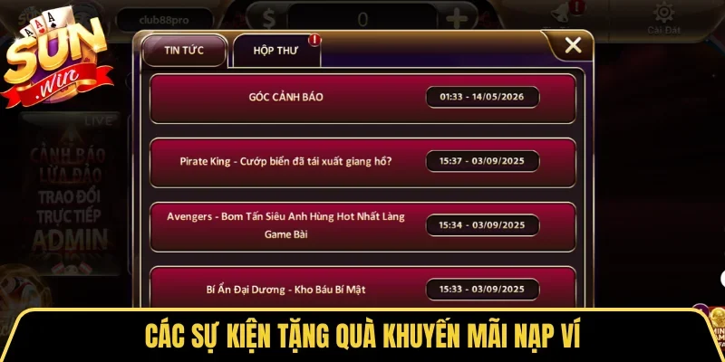 Sunwin 🎖️ Link Vào Sunwin.com Trang Chủ | +123k Uy Tín 2026 20 Sunwin Các sự kiện tặng quà khuyến mãi nạp ví