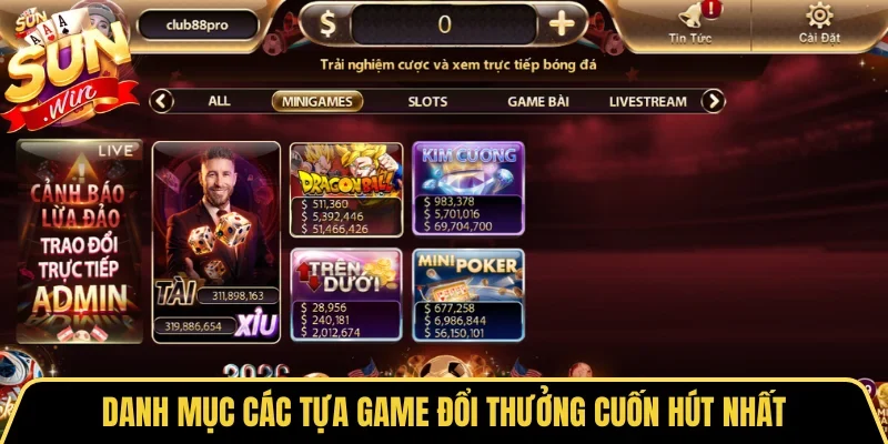 Sunwin 🎖️ Link Vào Sunwin.com Trang Chủ | +123k Uy Tín 2026 17 Sunwin Danh mục các tựa game đổi thưởng cuốn hút nhất