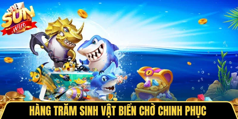 Hàng trăm sinh vật biển chờ chinh phục 