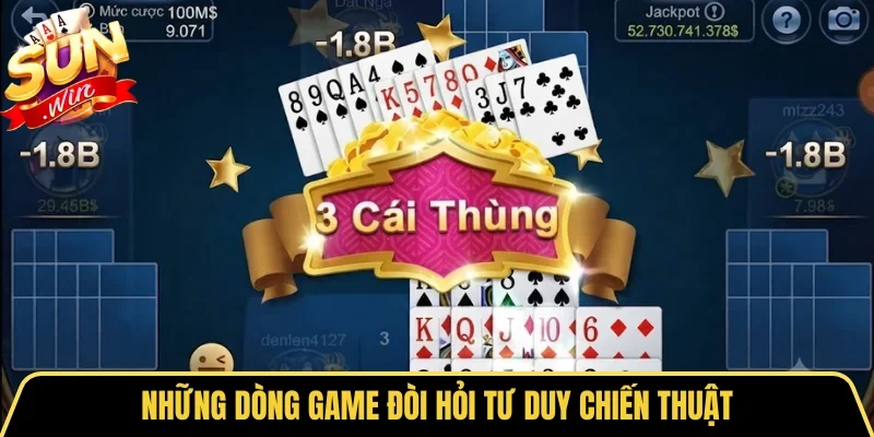 Những dòng game đòi hỏi tư duy chiến thuật