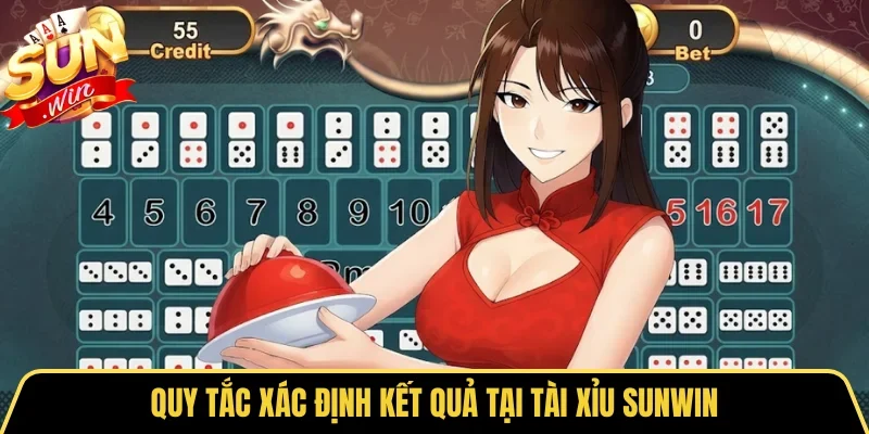 Quy tắc xác định kết quả tại Tài Xỉu SUNWIN
