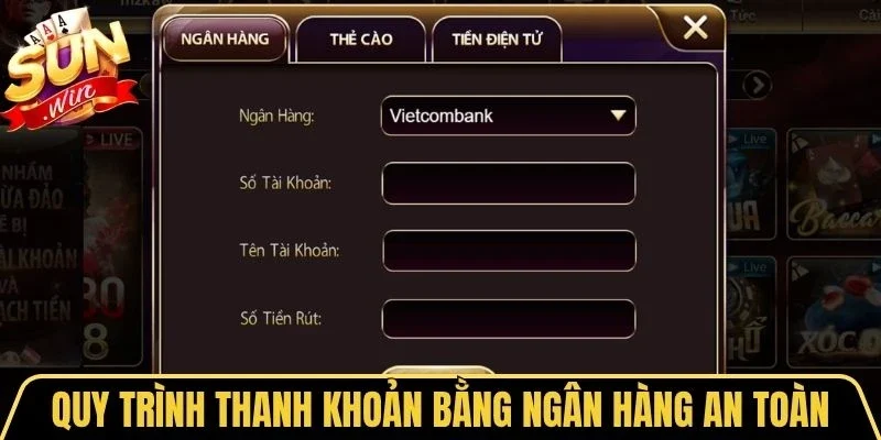 Quy trình thanh khoản bằng ngân hàng an toàn