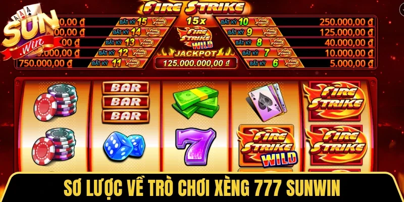Xèng 777 Sunwin - Quay Hũ Trúng Jackpot Đổi Đời Thần Tốc 1 Sunwin Sơ lược về trò chơi Xèng 777 Sunwin