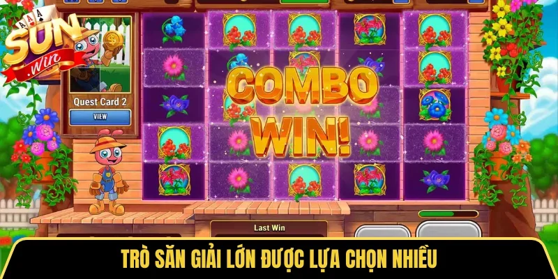 Trò săn giải lớn được lựa chọn nhiều