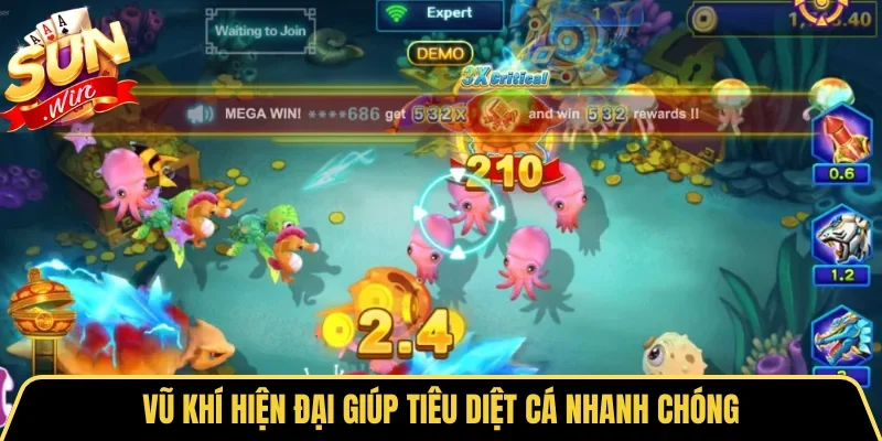 Vũ khí hiện đại giúp tiêu diệt cá nhanh chóng